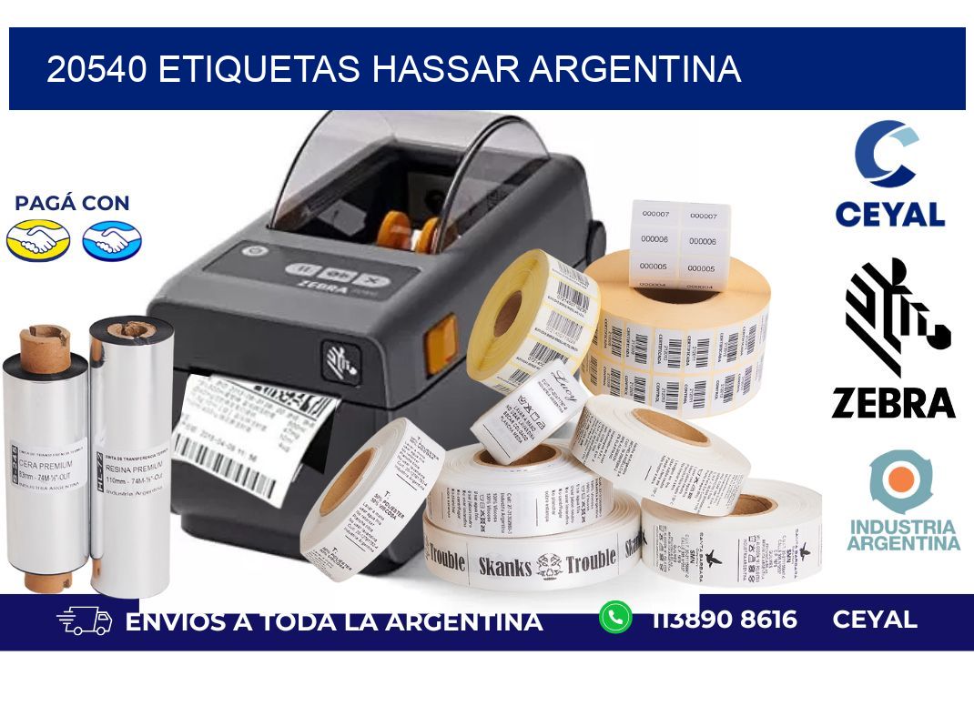 20540 etiquetas hassar argentina