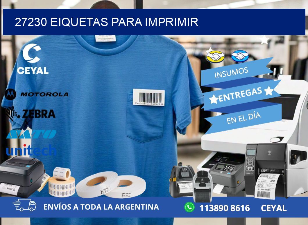 27230 EIQUETAS PARA IMPRIMIR