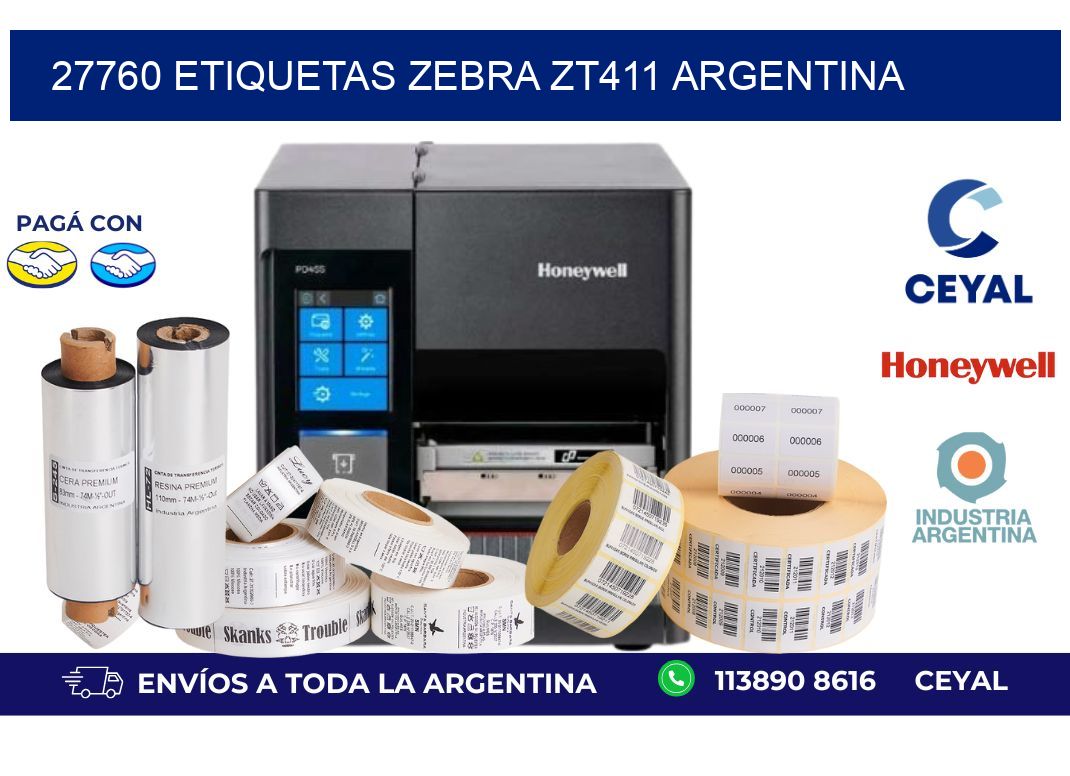 27760 etiquetas zebra zt411 argentina