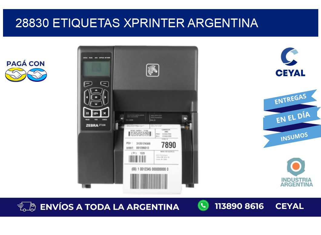 28830 etiquetas xprinter argentina
