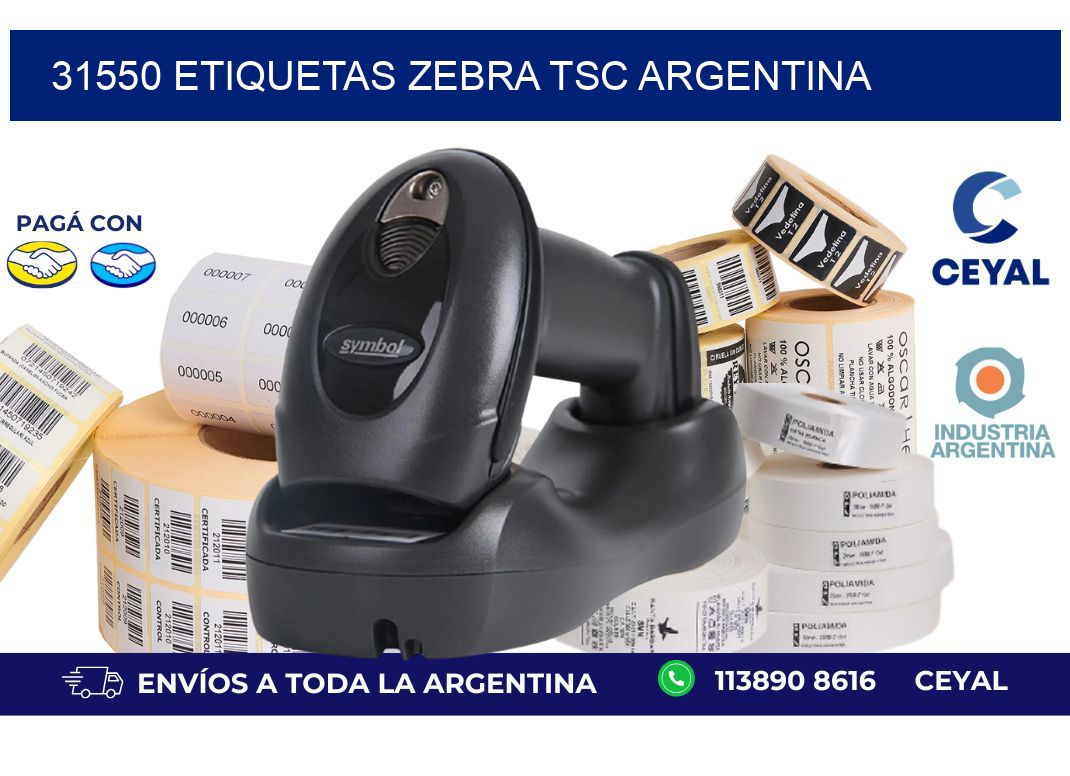31550 etiquetas zebra tsc argentina