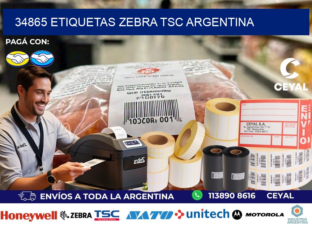 34865 etiquetas zebra tsc argentina