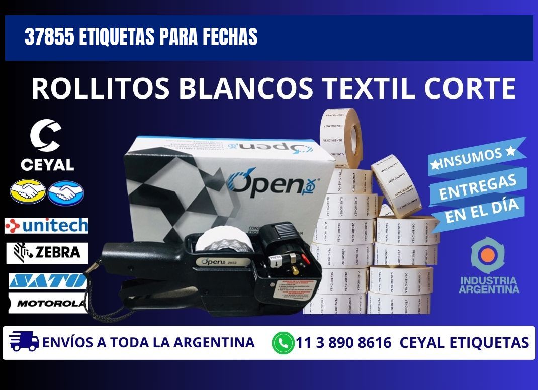 37855 ETIQUETAS PARA FECHAS