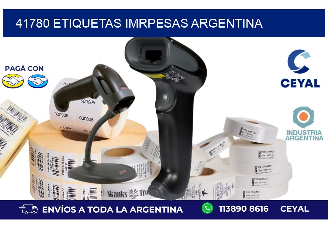 41780 etiquetas imrpesas argentina