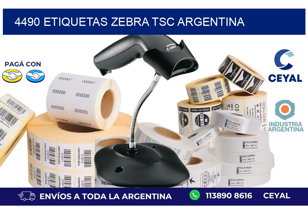 4490 etiquetas zebra tsc argentina