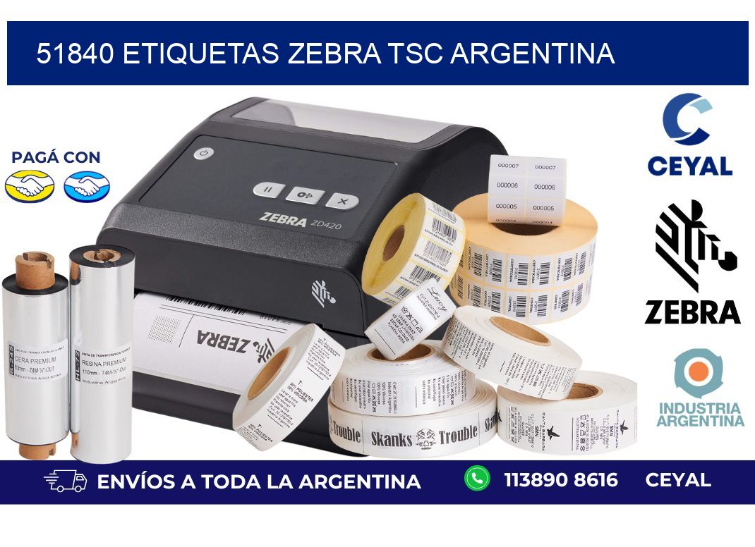 51840 etiquetas zebra tsc argentina