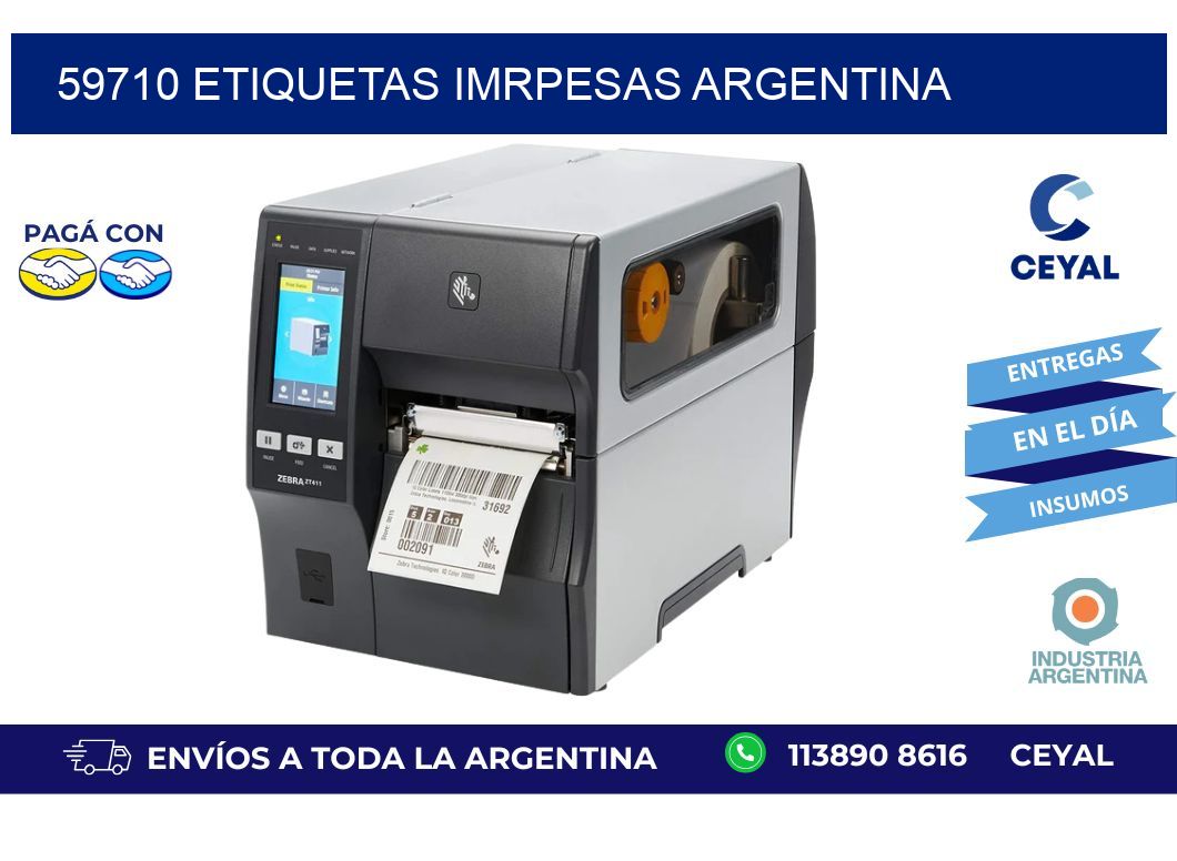 59710 etiquetas imrpesas argentina
