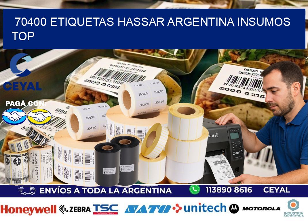 70400 etiquetas hassar argentina INSUMOS TOP