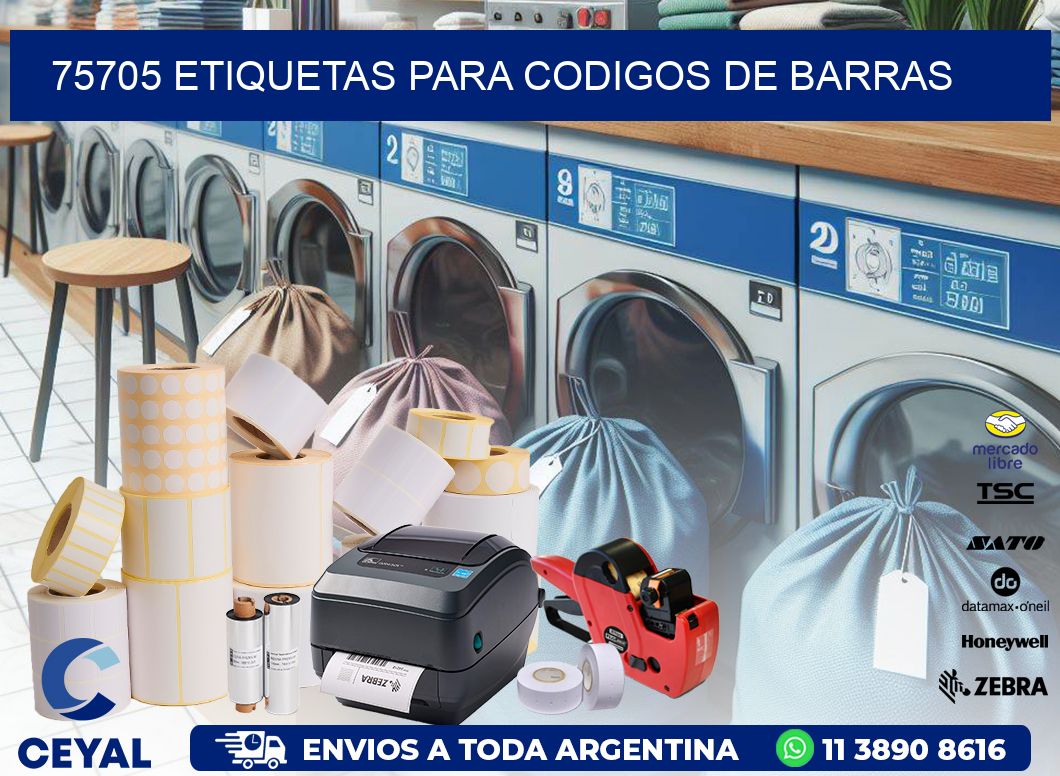 75705 ETIQUETAS PARA CODIGOS DE BARRAS