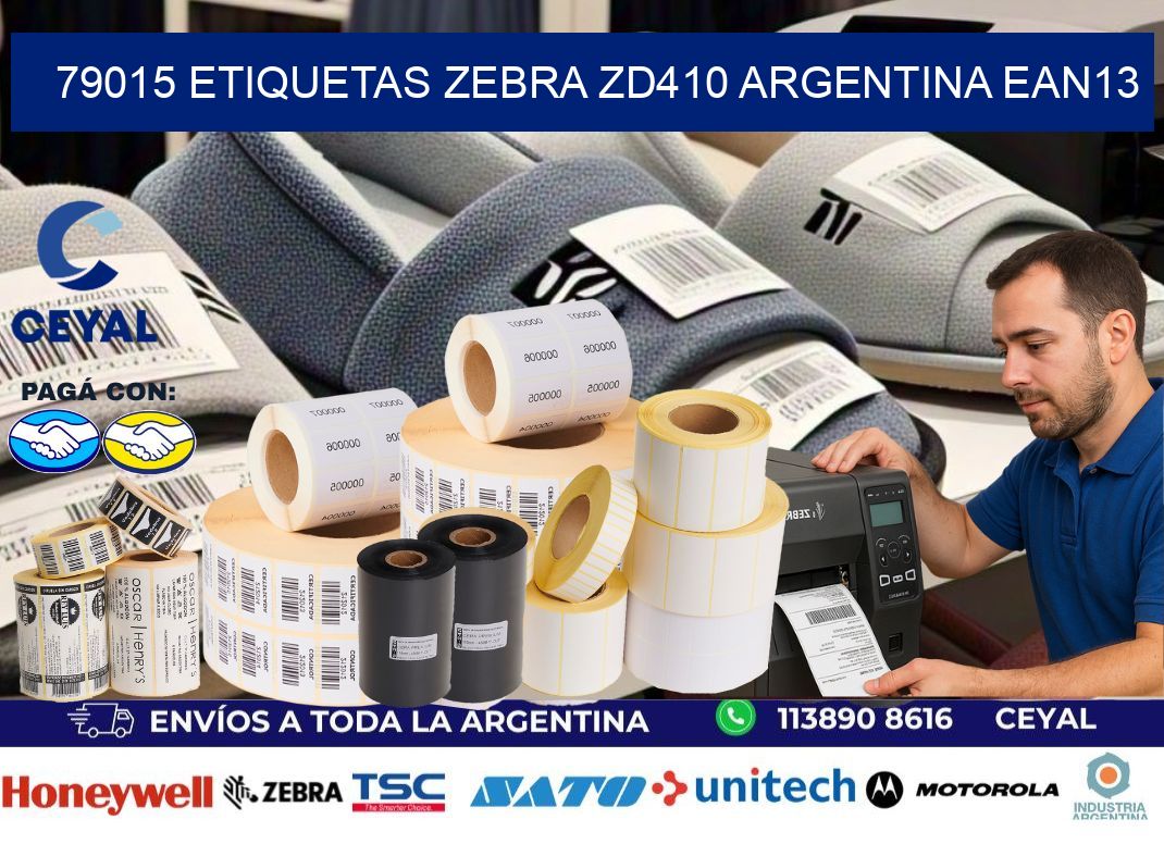 79015 etiquetas zebra zd410 argentina EAN13