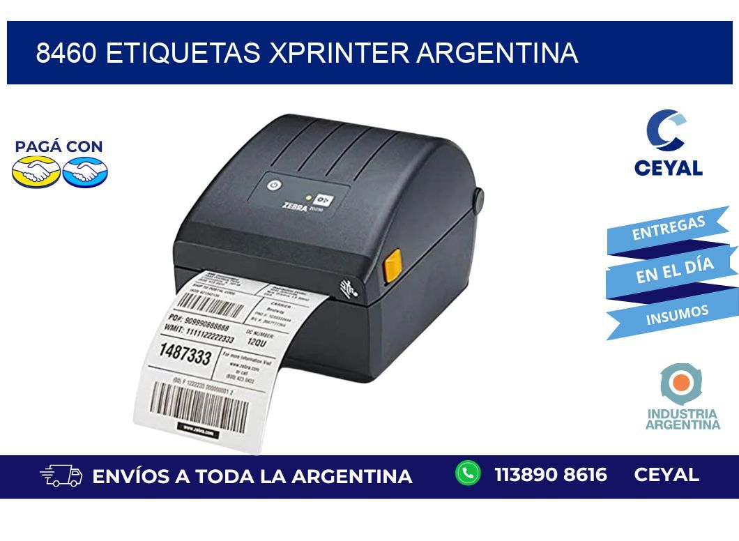 8460 etiquetas xprinter argentina