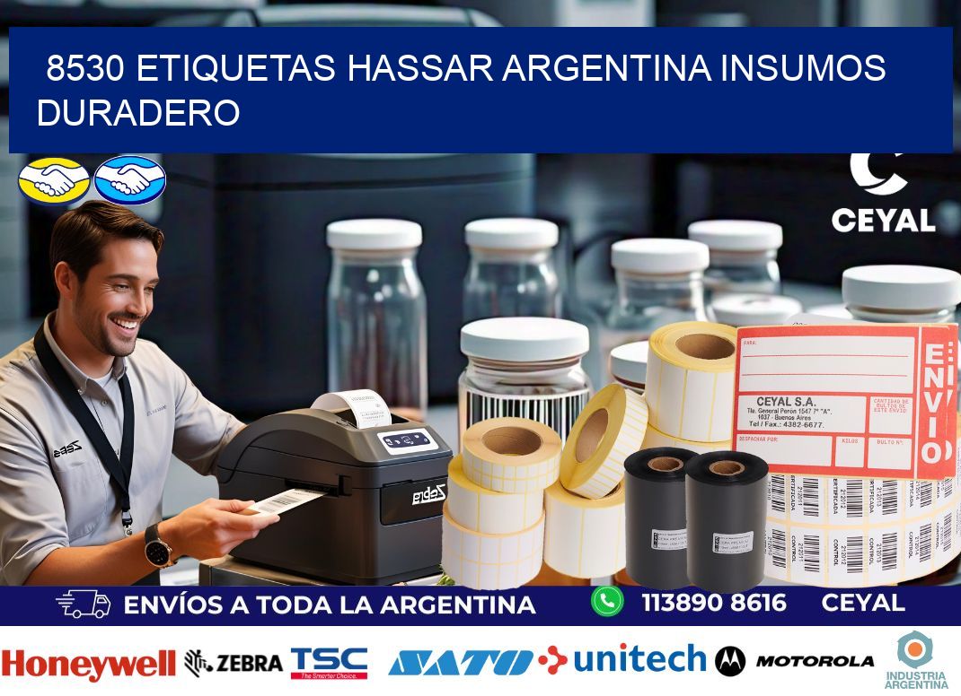 8530 etiquetas hassar argentina INSUMOS DURADERO