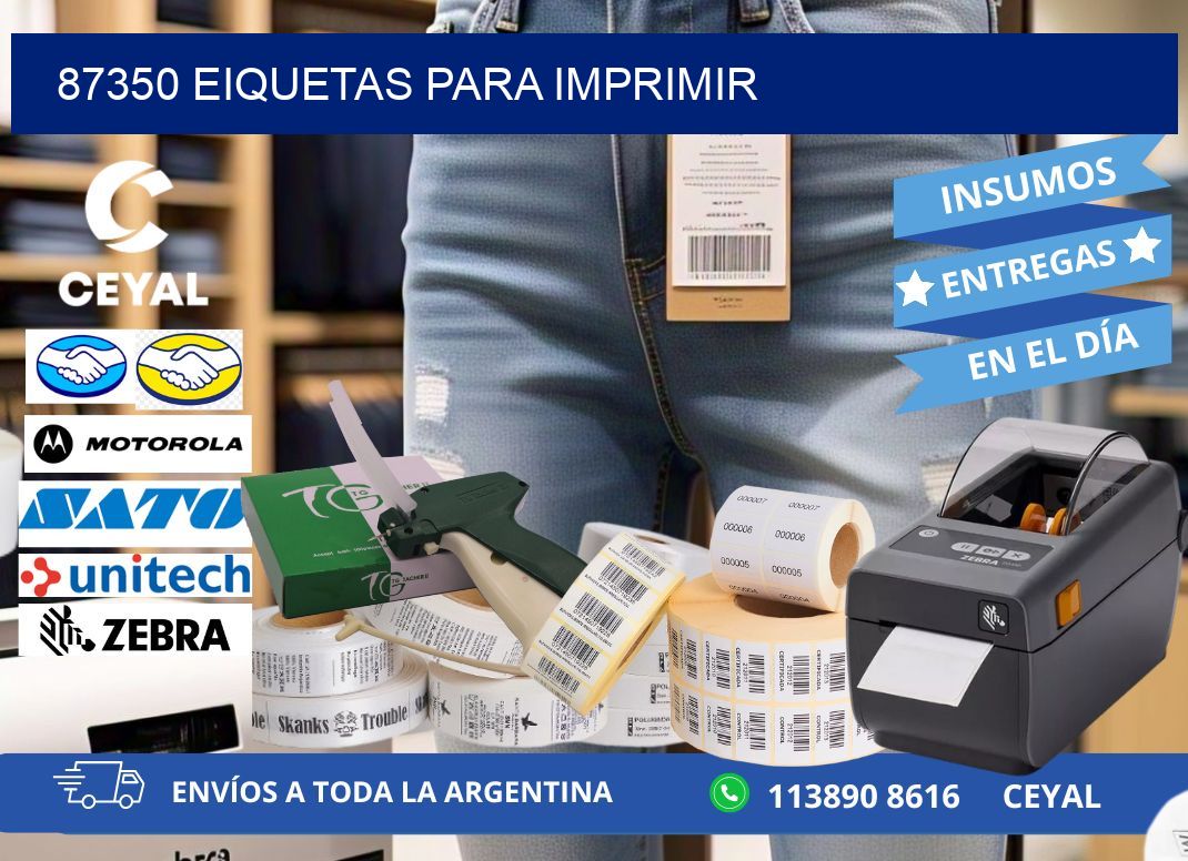 87350 EIQUETAS PARA IMPRIMIR