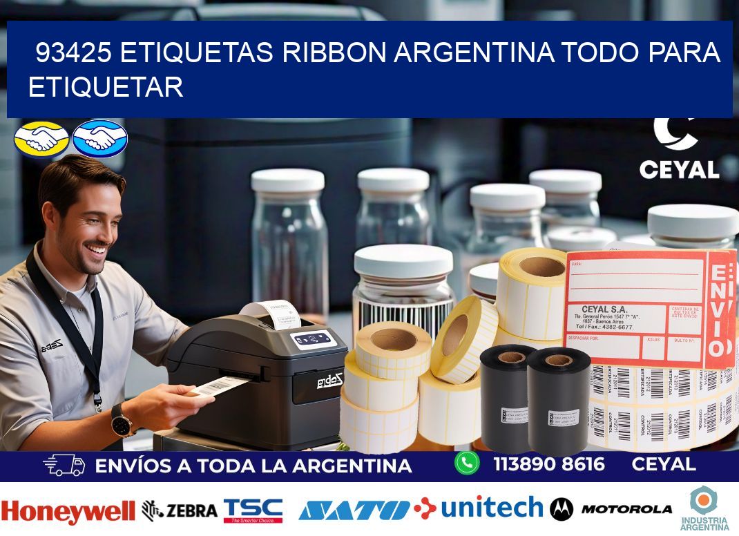 93425 etiquetas ribbon argentina TODO PARA ETIQUETAR