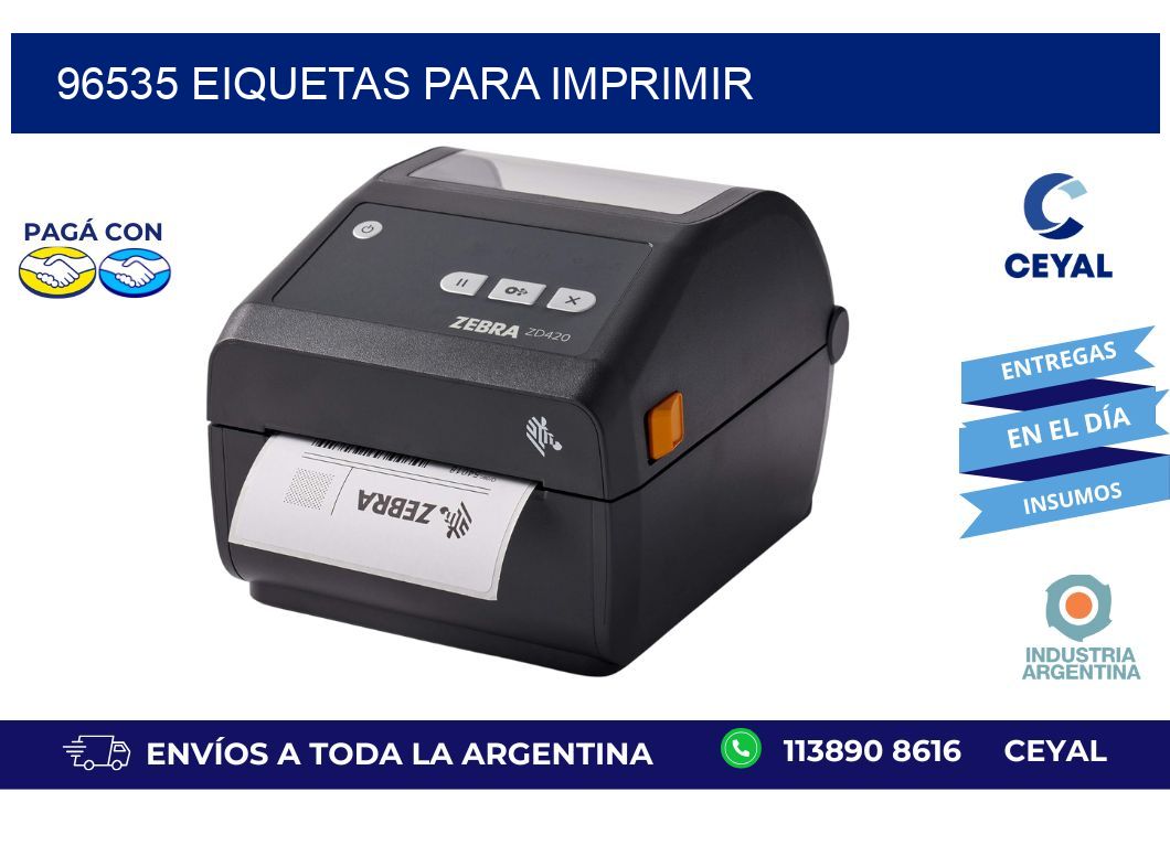 96535 EIQUETAS PARA IMPRIMIR