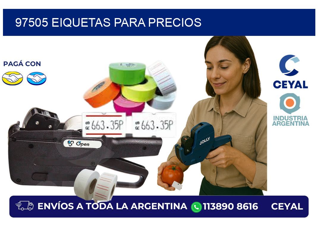 97505 EIQUETAS PARA PRECIOS