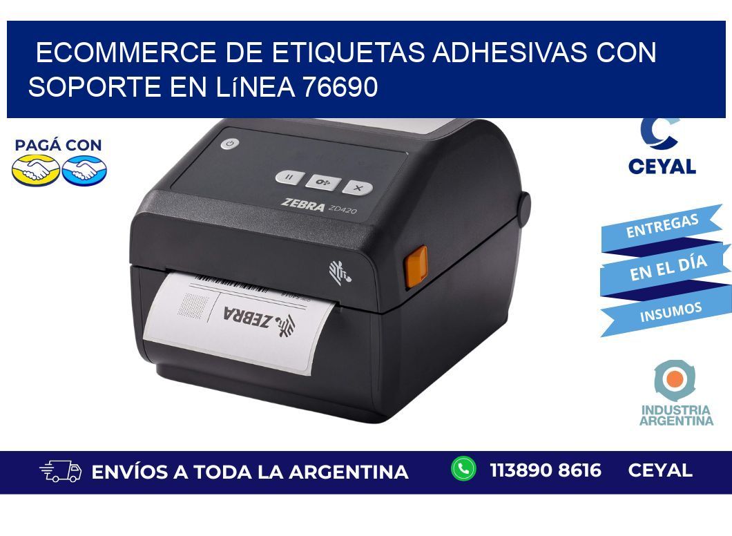 Ecommerce de Etiquetas Adhesivas con Soporte en Línea 76690