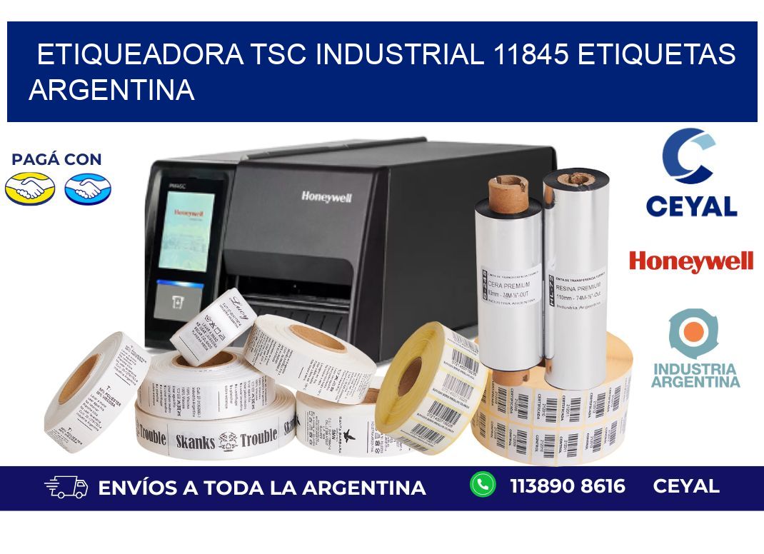 etiqueadora tsc industrial 11845 etiquetas argentina