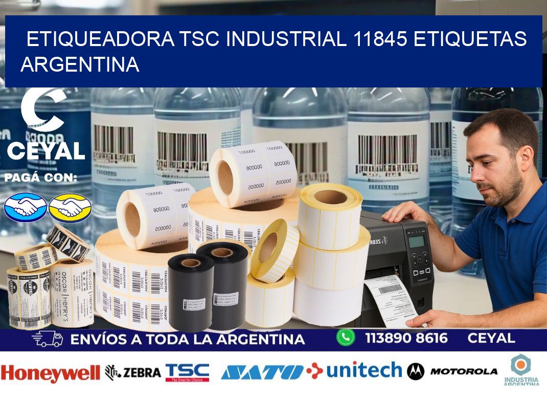 etiqueadora tsc industrial 11845 etiquetas argentina