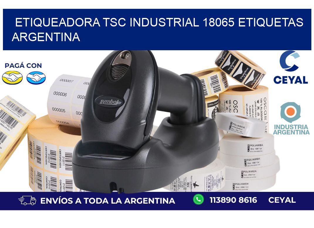 etiqueadora tsc industrial 18065 etiquetas argentina