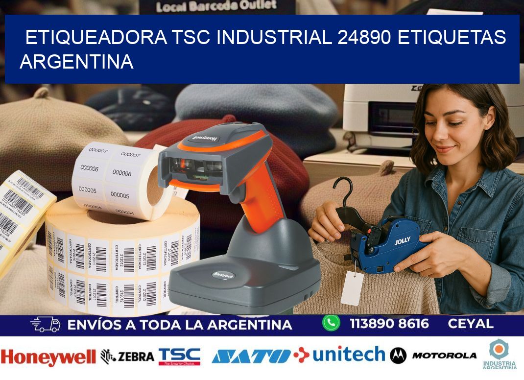 etiqueadora tsc industrial 24890 etiquetas argentina
