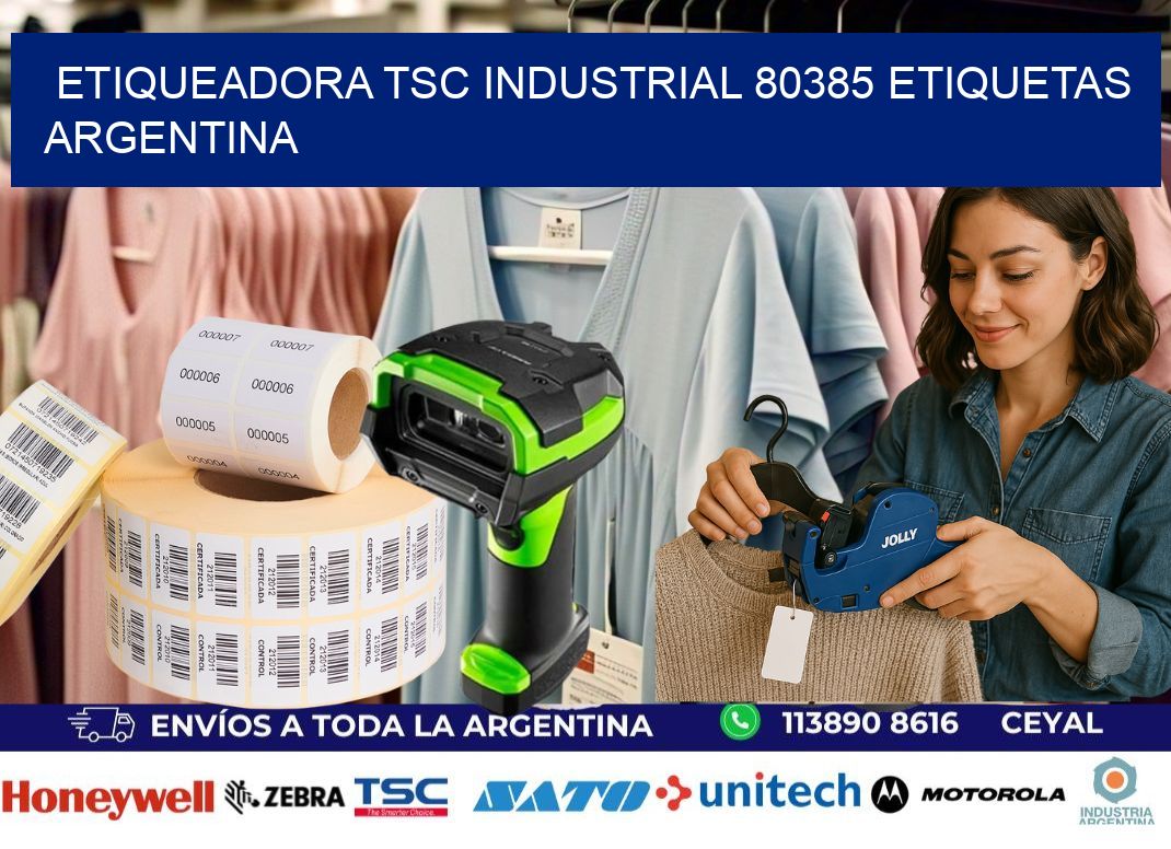 etiqueadora tsc industrial 80385 etiquetas argentina