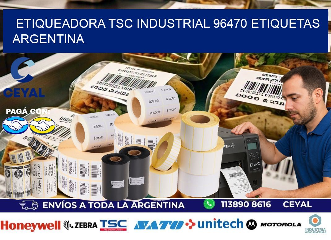 etiqueadora tsc industrial 96470 etiquetas argentina
