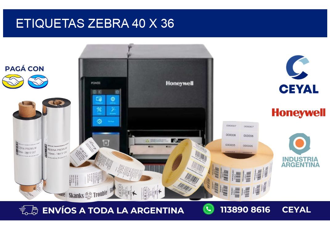 etiquetas zebra 40 x 36