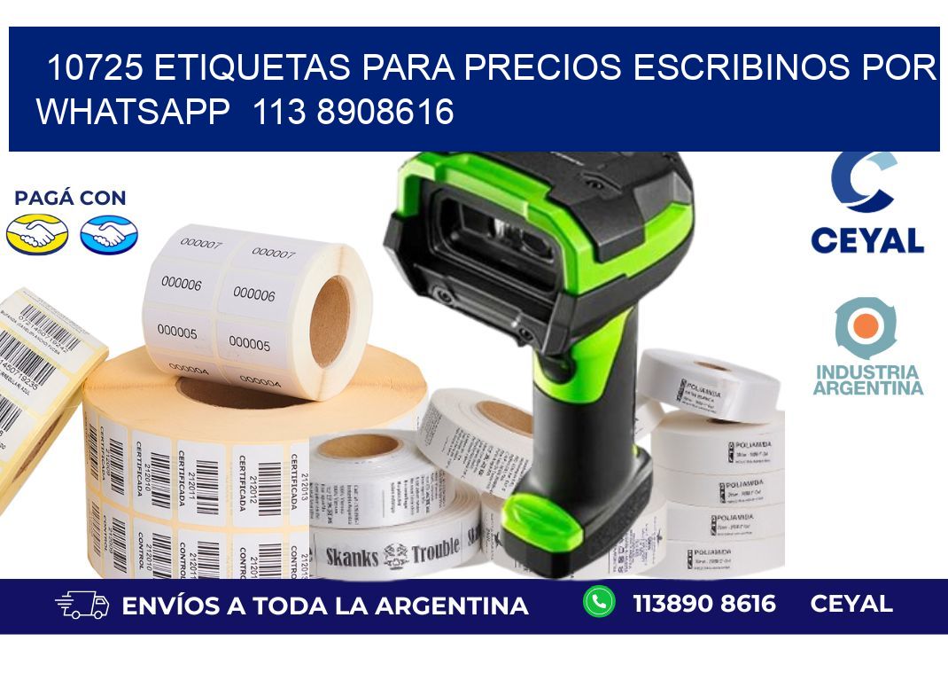 10725 ETIQUETAS PARA PRECIOS ESCRIBINOS POR WHATSAPP  113 8908616