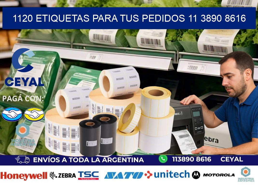 1120 ETIQUETAS PARA TUS PEDIDOS 11 3890 8616