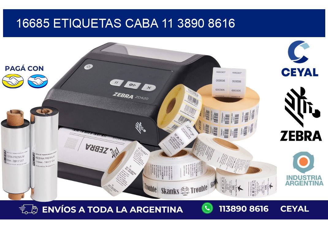 16685 ETIQUETAS CABA 11 3890 8616