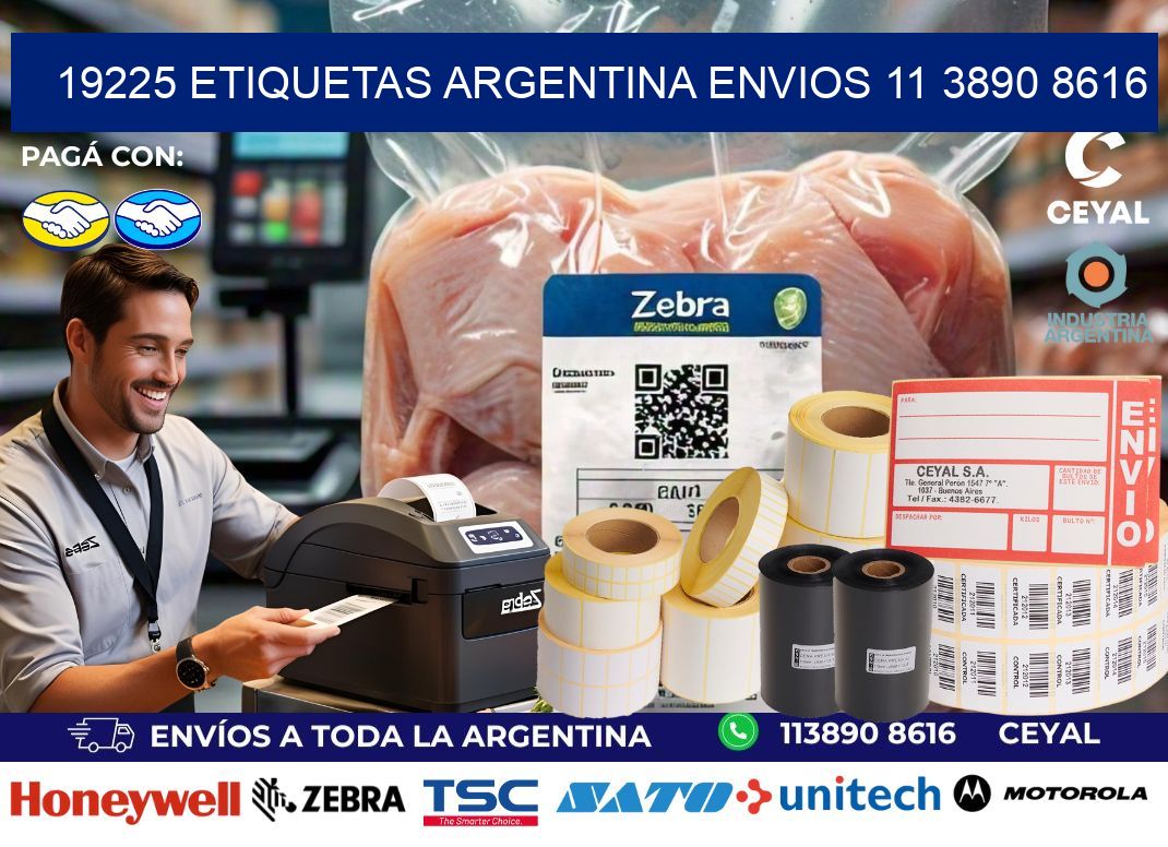 19225 ETIQUETAS ARGENTINA ENVIOS 11 3890 8616