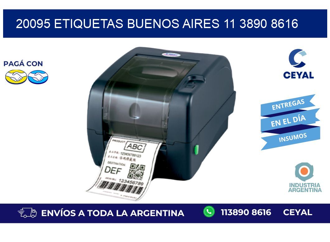 20095 ETIQUETAS BUENOS AIRES 11 3890 8616