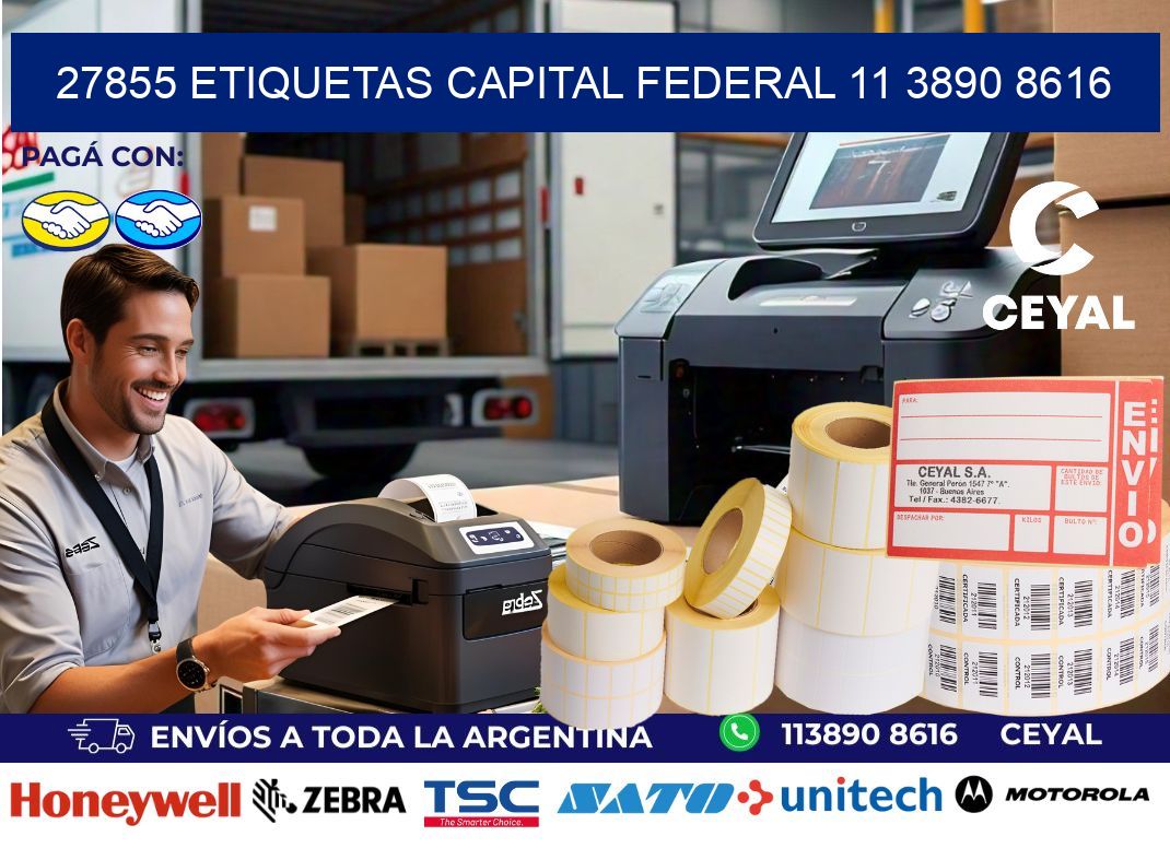 27855 ETIQUETAS CAPITAL FEDERAL 11 3890 8616