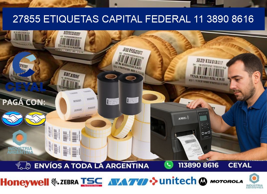 27855 ETIQUETAS CAPITAL FEDERAL 11 3890 8616