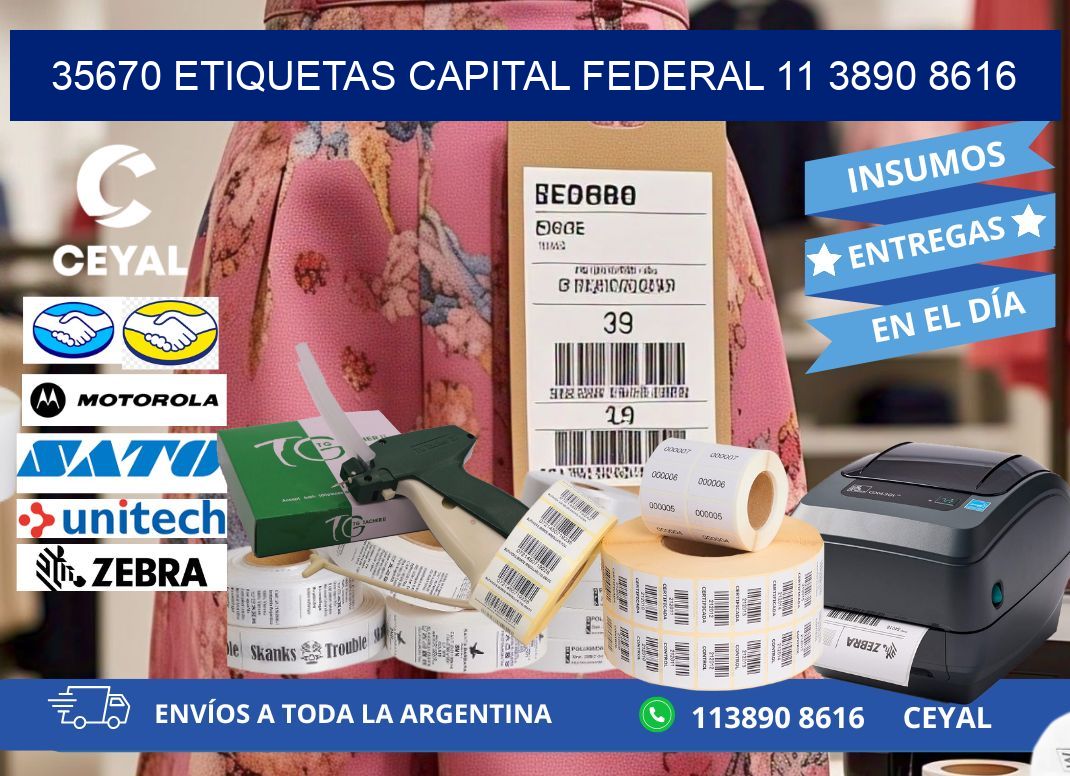 35670 ETIQUETAS CAPITAL FEDERAL 11 3890 8616