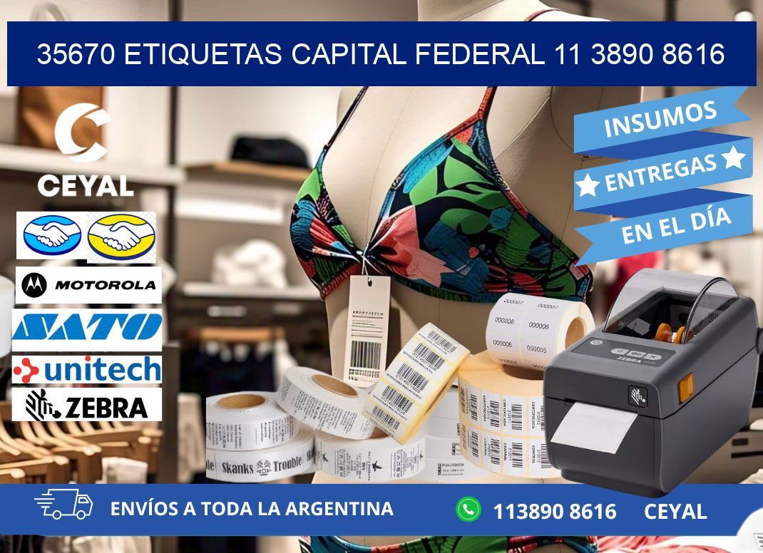 35670 ETIQUETAS CAPITAL FEDERAL 11 3890 8616