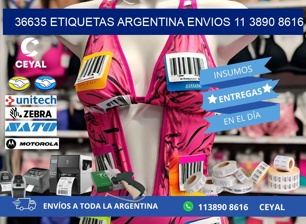 36635 ETIQUETAS ARGENTINA ENVIOS 11 3890 8616