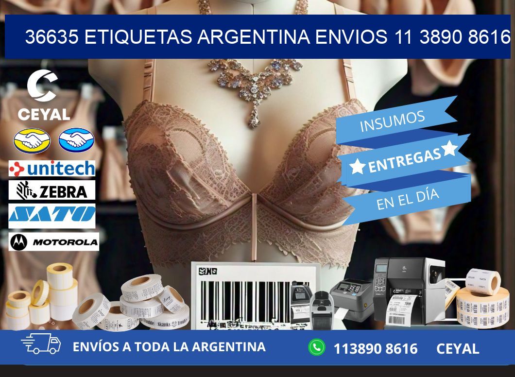 36635 ETIQUETAS ARGENTINA ENVIOS 11 3890 8616