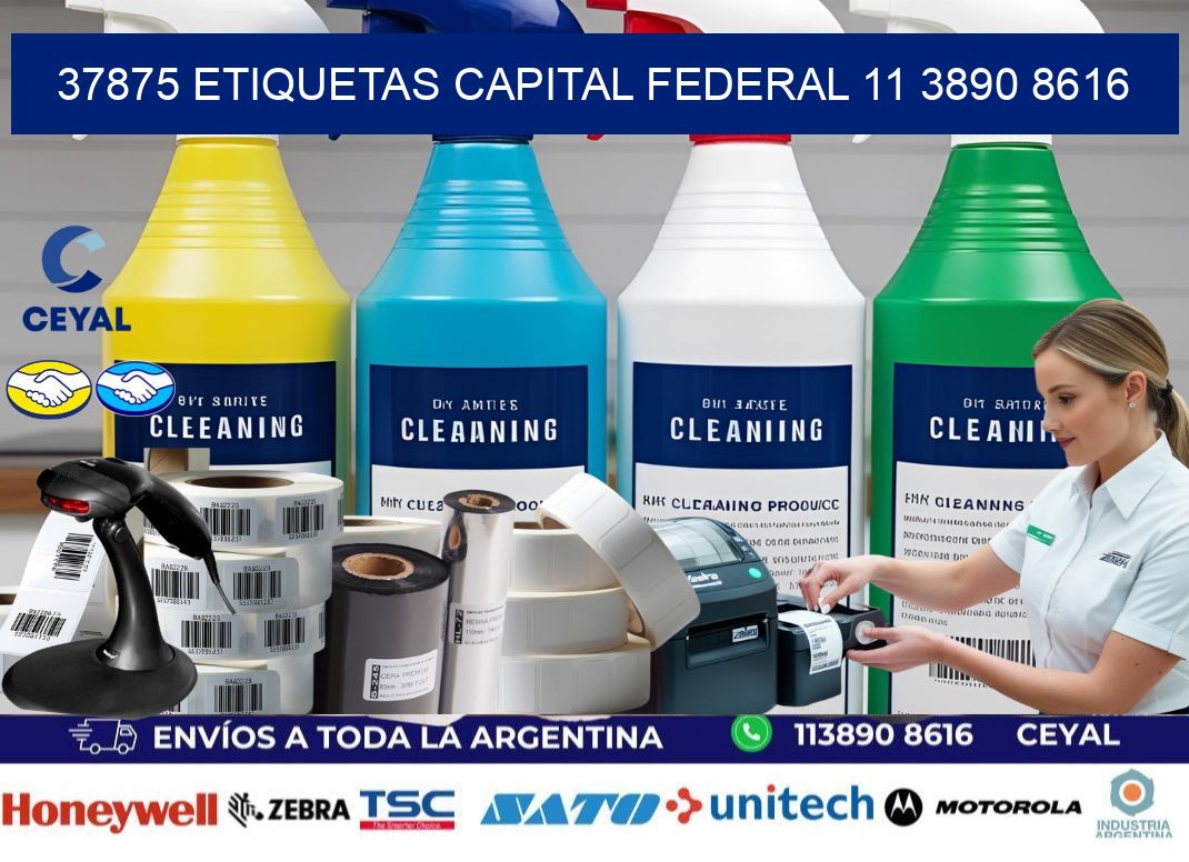 37875 ETIQUETAS CAPITAL FEDERAL 11 3890 8616