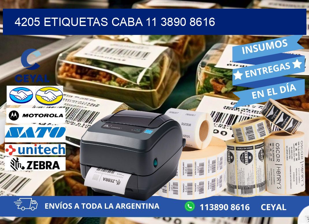 4205 ETIQUETAS CABA 11 3890 8616