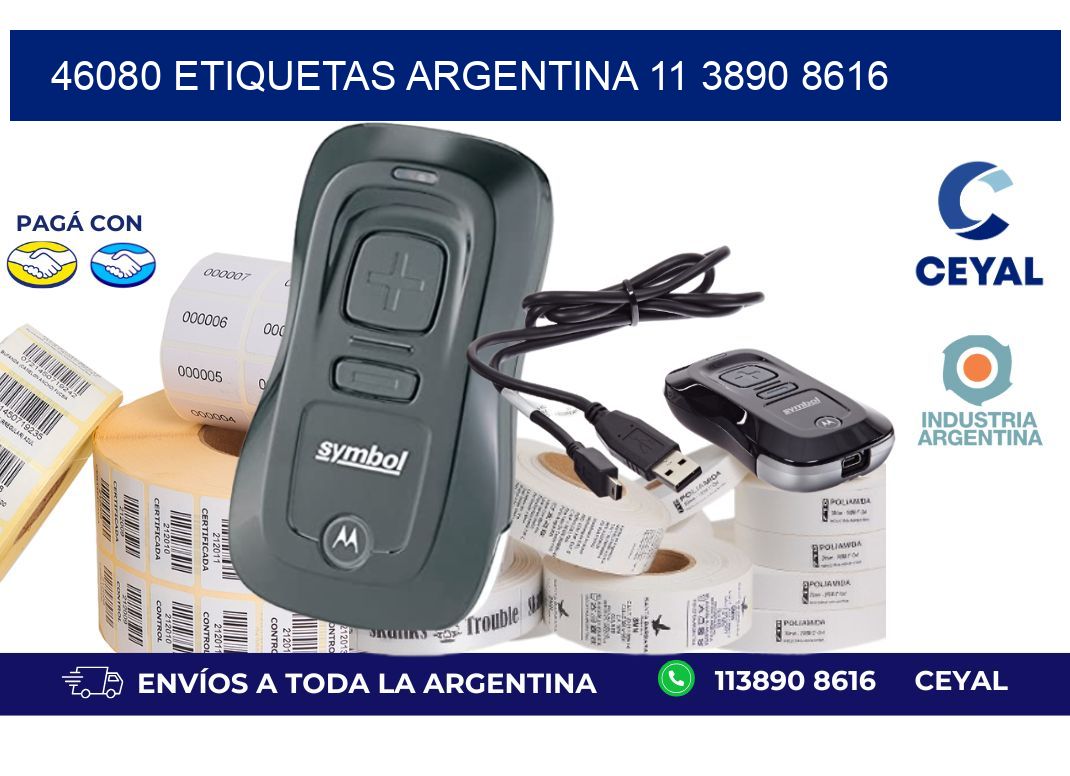 46080 ETIQUETAS ARGENTINA 11 3890 8616