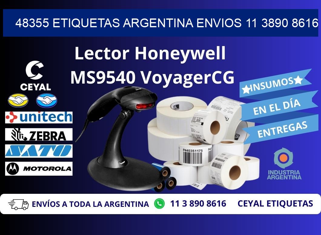 48355 ETIQUETAS ARGENTINA ENVIOS 11 3890 8616