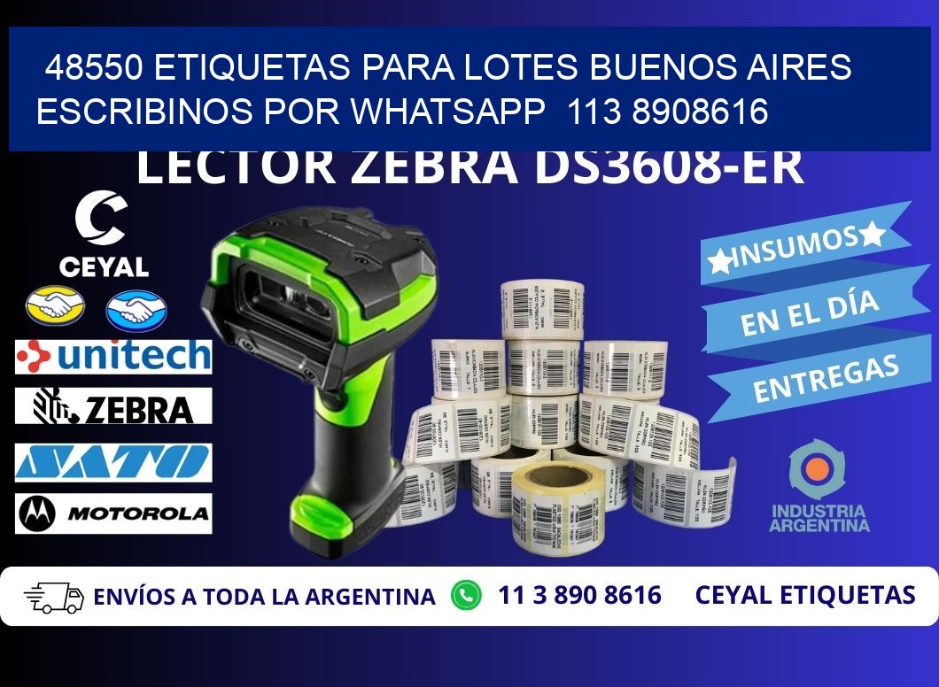 48550 ETIQUETAS PARA LOTES BUENOS AIRES ESCRIBINOS POR WHATSAPP  113 8908616