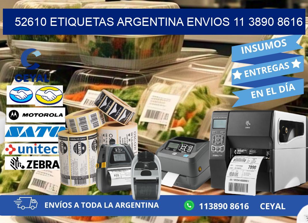 52610 ETIQUETAS ARGENTINA ENVIOS 11 3890 8616