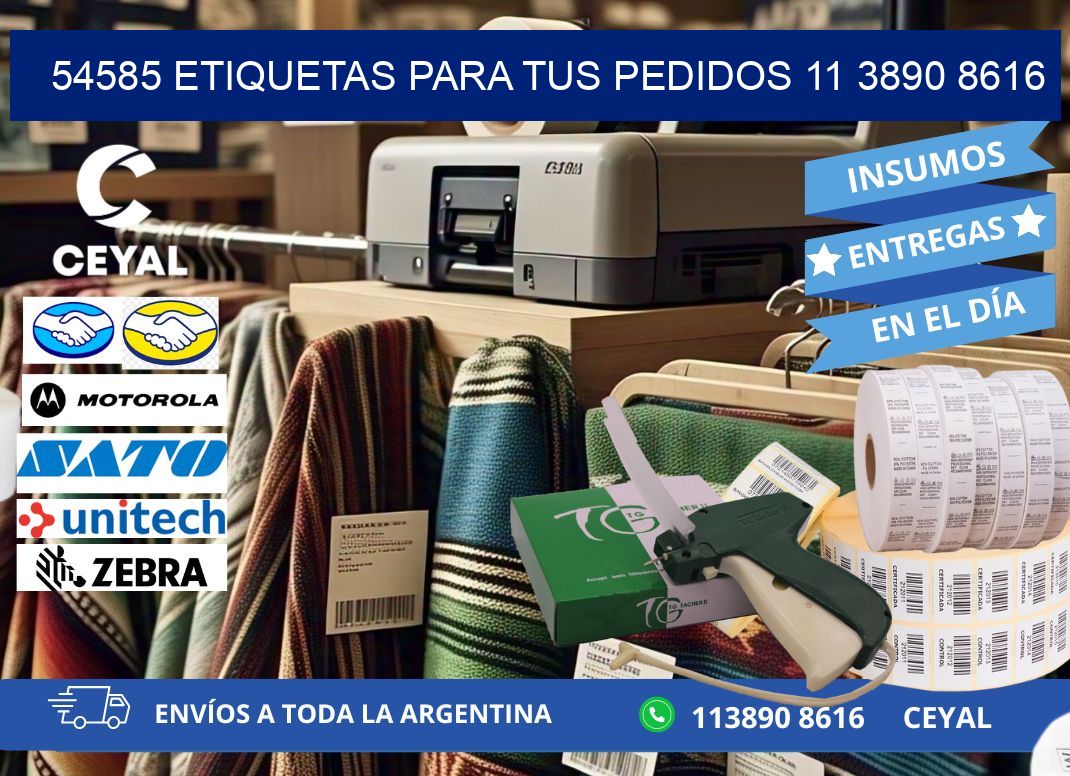 54585 ETIQUETAS PARA TUS PEDIDOS 11 3890 8616
