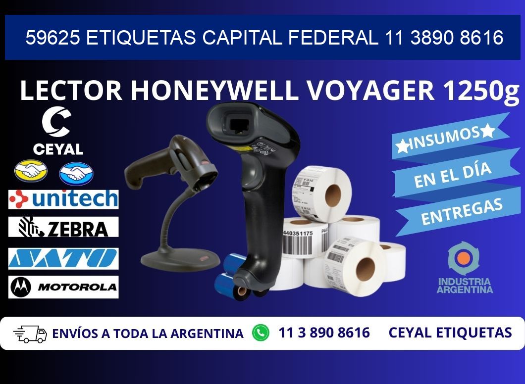 59625 ETIQUETAS CAPITAL FEDERAL 11 3890 8616