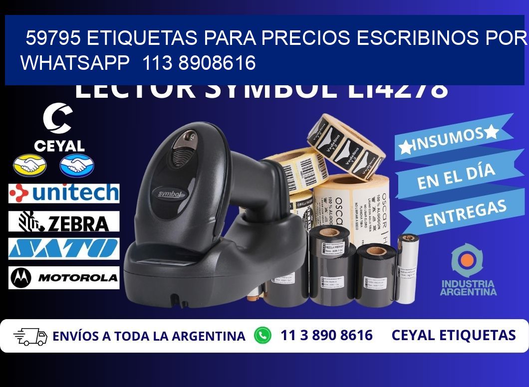 59795 ETIQUETAS PARA PRECIOS ESCRIBINOS POR WHATSAPP  113 8908616