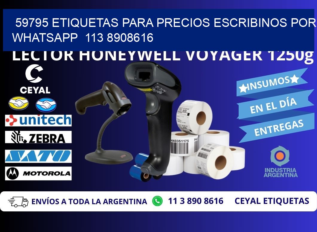 59795 ETIQUETAS PARA PRECIOS ESCRIBINOS POR WHATSAPP  113 8908616