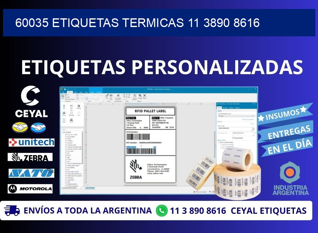 60035 ETIQUETAS TERMICAS 11 3890 8616